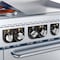 Koolmore 36 in. Commercial 2-Burner and 24 in. Griddle Electric Range Oven, 240V (KM-CRG242-E) KM-CRG242-E - alternate 2