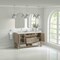 James Martin Vanities Breckenridge 60 in. Double Vanity, Whitewashed Oak, w/ 3 CM Lime Delight Quartz Top 330-V60D-WWO-3LDL - alternate 2