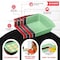 Bakken- Swiss BAKKEN 6-Piece Nonstick Baking Pan Set, Carbon Steel, PFOA-Free, Oven Safe, 450 DegF, Green Marble BAKDIEGR - alternate 2