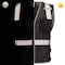 Dome75 Hi-Vis Safety Vest SM/MD Class Non-ANSI/Enhanced Visibility , Zipper 2 Pockets, 1 Mic Tab DV1281 - alternate 2