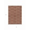 Homeroots 5' X 8' Orange Gold And Ivory Geometric Washable Indoor Outdoor Area Rug 615219 - alternate 2