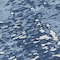Homeroots 8' Denim Blue And Ivory Round Abstract Washable Indoor Outdoor Area Rug 612931 - alternate 2