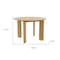 Homeroots 45" Beige Solid Wood Round Top Dining Table 712179 - alternate 2