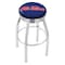 Holland Bar Stool Co 30" Chrome Ole' Miss Swivel Bar Stool, Accent Ring L8C3C30MssppU - alternate 1