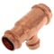 Viega ProPress tee P1 1 P2 0.75 P3 0.5 copper 77417 - alternate 2