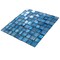 Apollo Tile Blue 11.3 in x 11.3 in Glass Glossy, Matte Floor and Wall Mosaic Tile 4.43 sqft/case, 5PK APLJP88310A - alternate 2