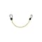 Keeper Ultra Series Bungee Cord, 24 in L, Rubber, Yellow, Hook End 6074 - alternate 2