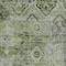Homeroots 8' X 10' Artichoke Green And Gray Floral Medallion Washable Indoor Outdoor Area Rug 616613 - alternate 2