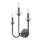 Z-Lite Allistair 3-Light Wall Sconce, 15 in W, Matte Black 352-3S-MB - alternate 2