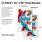 Signmission Fresh Seafood, Vinyl Decals Only 24 Inch x 36 Inch, Vinyl Decal, 2PK DSB-2436-2PACK-Fresh Seafood - alternate 2