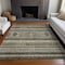 Homeroots 3' X 5' Taupe Beige And Ivory Southwestern Washable Indoor Outdoor Area Rug 582866 - alternate 2