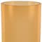 Homeroots 11" Amber And Clear Cylinder Lead Free Crystal Table Vase 390105 - alternate 2