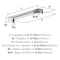 Amerock Augment 6-5/16 inch (160mm) Center-to-Center Satin Nickel Cabinet Pull, 10PK 10VMP37153G10 - alternate 2