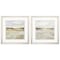 Homeroots Set of Two 18" Sunset Landscapes Champagne Framed Wall Decor, 2PK 365271 - alternate 2