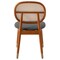 Leisuremod Holbeck Dining Chair with Upholstered Leather Seat and Beech Wood Legs, Grey, 4PK HC18GR4 - alternate 3