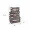 Homeroots Set of Three Dark Brown Solid Wood Crate, 3PK 487709 - alternate 2