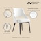 Manhattan Comfort Tremont Dining Chair in White DC104-WH - alternate 2