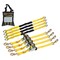 Mytee Products 4Pk 1'x12ft Retractable Ratchet Straps Kit w/Snap Hook - 500lbs WLL for Boat RS112R-SH-KIT - alternate 1