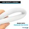 Kable Kontrol Wrap Around Braided Cable Sleeving- 2in ID, 25FT, White BSSCE2.00-WH-25 - alternate 2