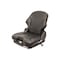 Uni Pro 136 Air Suspension Seat, 12-Volt, With Seat Belt, Black Vinyl 7916 - alternate 1