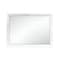Homeroots 34" White Wood Framed Accent Mirror 384056 - alternate 1