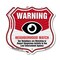 Signmission Neighborhood Crime Watch Shield Sign War, 12 inch X 12 inch, Aluminum Metal Sign, 2PK SHI-A-2PACK-12-387 - alternate 1