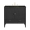 James Martin Vanities Myrrin 36" Vanity, Carbon Oak, w/ 3 CM Phantome Eclos Top 485-V36-CBO-3PHT - alternate 1