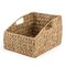 Happimess Havanah Southwestern Hand-Woven Hyacinth Slanted Pantry Baskets with Handles, Natural, 2PK BSK1007A-2SET - alternate 2