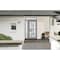 Vdomdoors Front Exterior Prehung FiberGlass Door Frosted Glass / Manux 8312 Grey Ash / Sidelight and Transom MANUX8312EXD-SS-W36+16 x H80+14-LH - alternate 1