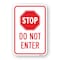 Signmission Stop Do Not Enter, Heavy-Gauge Aluminum Rust Proof Parking Sign, 18" x 24", A-1824-24718 A-1824-24718 - alternate 1