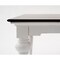 Homeroots 94" Dark Brown And White Solid Wood Dining Table 397669 - alternate 2