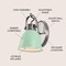 Jonathan Y Phineas 7" 1-Light Adjustable Farmhouse Bohemian Iron LED Vanity Light, Mint Green/Nickel JYL1114C - alternate 2