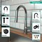 Hansgrohe Talis S HighArc Kitchen Faucet, 2-Spray Pull-Down, 1.75 GPM in Brushed Black Chrome 72813341 - alternate 2