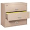Fireking 3 Drawer, 1 Hr Fire & Impact Rated, 44" Wide Lateral Champagne 3-4422-CCH - alternate 2