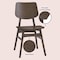 Alaterre Furniture Calais Dining Set of 2 Dining Chairs Solid Wood Chair Set w/ Minimalist Design ANCA3310 - alternate 2