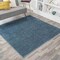 Jonathan Y Haze Solid Low-Pile Turquoise 6 ft Square Area Rug SEU100H-6SQ - alternate 1