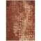 Homeroots 5' X 8' Orange Ikat Washable Indoor Outdoor Area Rug 576996 - alternate 2