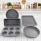 Oster 6 Piece Carbon Steel Non Stick Bakeware Set in Greystone 130022.06 - alternate 2