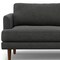 Homeroots 76" Gray Fabric Sofa With Brown Legs 640983 - alternate 2
