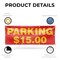 Signmission Parking $15 Dollars, 36 Inch x 96 Inch, Vinyl Banner B-96-30776 - alternate 2