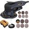 Wrightmaster 3A Corded Brushless Orbital Sander with 5&6 in. Sanding Pads, 6 Variable Speeds, Electronic Braking ZR-R7303-4-3 - alternate 1