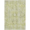 Homeroots 5' X 8' Artichoke Green Oriental Washable Non Skid Indoor Outdoor Area Rug 563740 - alternate 2