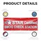 Signmission Star Certified Smog Check Station, 48 Inch x 120 Inch, Vinyl Banner B-120-30865 - alternate 2