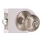 Shield Security Flat Ball Entry Door Knob 2-3/8" and 2-3/4" Backset Grade 3 Satin Nickel TFX200B - alternate 1