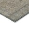 Homeroots 8' Tan Gray And Brown Round Oriental Washable Indoor Outdoor Area Rug 604721 - alternate 2
