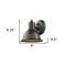 Homeroots Antique Bronze Aluminum Wall Sconce 398465 - alternate 2