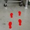 Brady ToughStripe Max Floor Marking Footprint 10 in W x 4 in H Red, 20PK 177133 - alternate 2