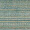 Homeroots 5' X 8' Teal Blue Gold And Taupe Southwestern Washable Indoor Outdoor Area Rug 615981 - alternate 2