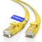 Maximm Cat6 Flat Ethernet Cable 100ft, 2PK, Yellow, 2PK CAT6F-100FTYELLOW2PK - alternate 1
