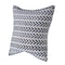 Homeroots Set of Two 18" X 18" Blue Beach Chevron Cotton Zippered Pillow, 2PK 535274 - alternate 1